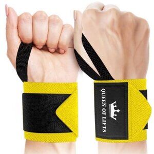 Weightlifting 18" Wrist Wraps with Thumb Loop – Heavy Duty Wrist